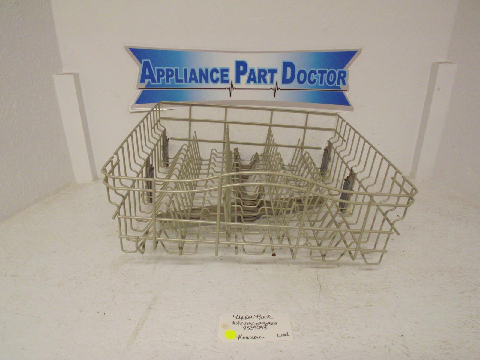 Kenmore Dishwasher WPW10350382 8539233 Upper Rack Used Kenmore Dishwasher WPW10350382 8539233 Upper Rack Used